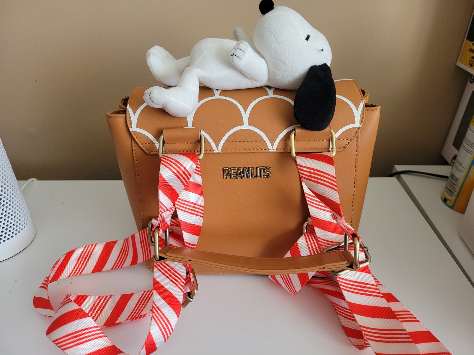 Peanuts Backpack EUC - image 2