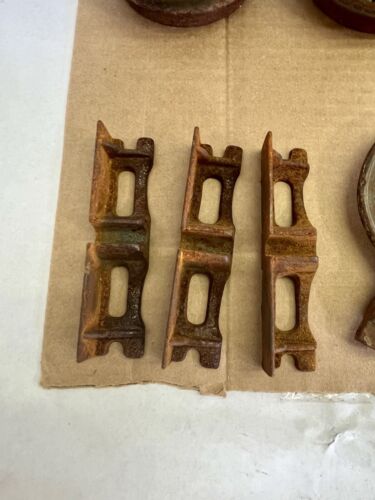 Vintage Lot of Richards Wilcox BARN POCKET DOOR TROLLEY Parts Rollers Brackets - Picture 2 of 22
