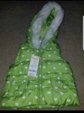 New Gymboree Baby Girl's Loveable Giraffe Puffer Vest Size 6-12 Months VHTF