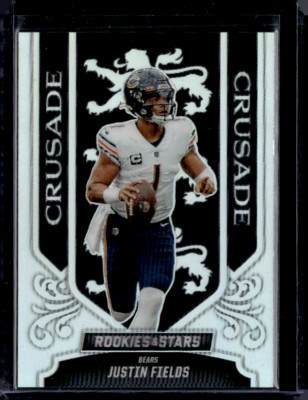 2023 Panini Rookies & Stars - Crusade Justin Fields #CR-6 Silver Prizm