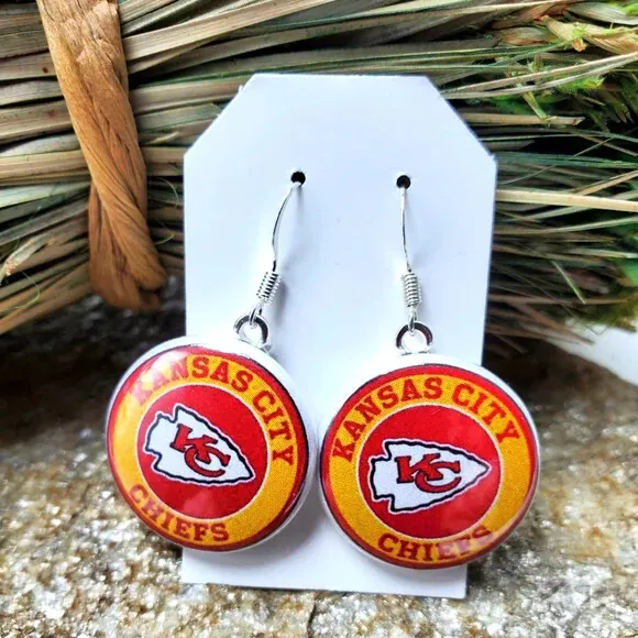 Sports Earrings – Chiefs – Metal Post