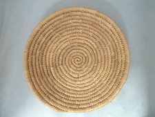 Native American Weave Basket Tray. Nice Design. Approx 10" Diameter