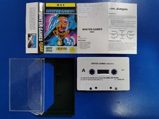 Jeu Amstrad CPC Winter Games - K7 - Bon état - Action Et Aventure