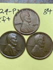 1929-PDS LINCOLN WHEAT CENT SET, "EXTREMELY FINE+" condition coins, set #84