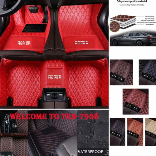 For Land Rover Range Rover Car Floor Mats All Weather Custom Auto Carpet Liners - Imagen 11 de 40