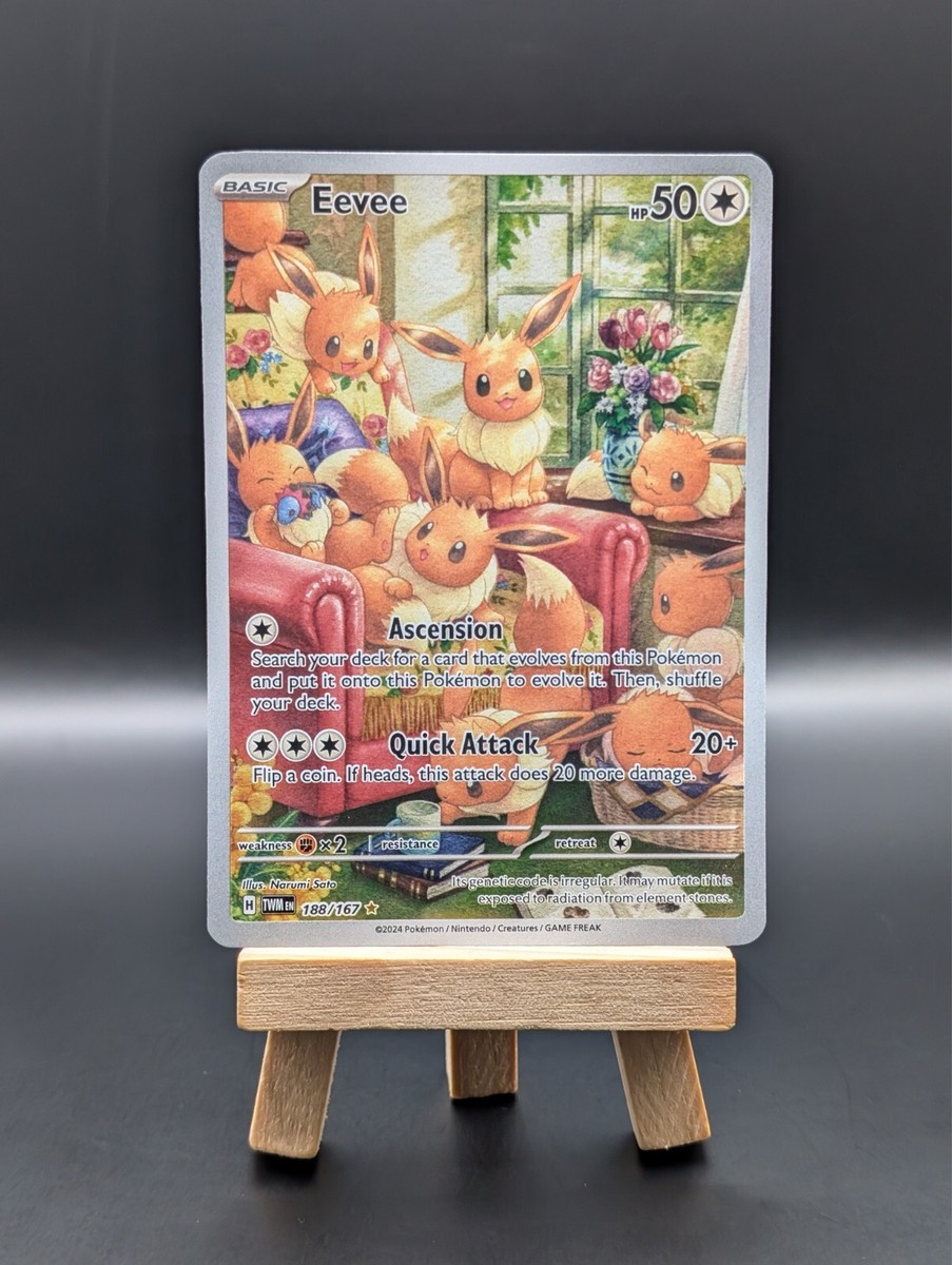 Pokemon TCG: Eevee 188/167 Twilight Masquerade Special