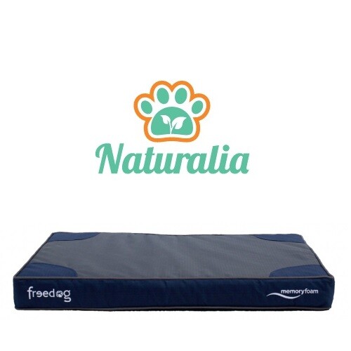 Materassino Memory Foam Cane Freedog Blu - Comfort Ortopedico Premium