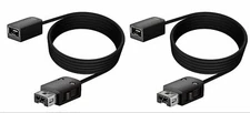iMW Extension Cable for NES and Super NES Classic Edition - Pack of 2, Black