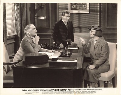 Ever Since Eve 1937 Photo 8x10 Marion Davies Frank McHugh Press  *P111b