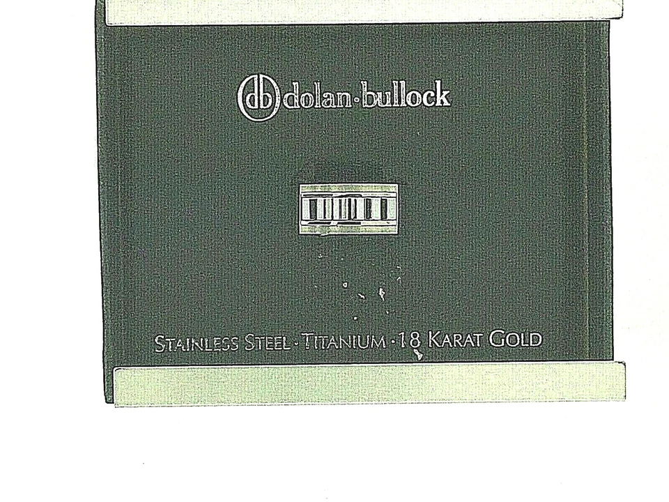 Dolan Bullock Saxony Titanium & Sst  18k Gold  Ring New Withe Original Box - Image 2 of 3