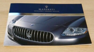 Autoprospekt MASERATI Excellence Through Passion Die Modelle