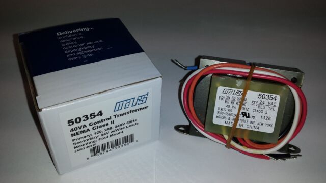 Mars 50354 40va Control Transformer NEMA Class 2 24v for sale online | eBay