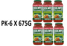 Dolmio Original Bolognese Sauce Pasta Tomato Dish Meal Paste Jars Pack 6 x 675g