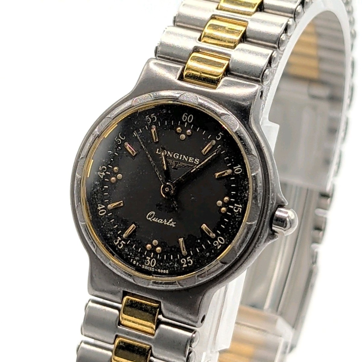 Longines Conquest Titanium Model Depose Watch QZ Mens Gold Vintage