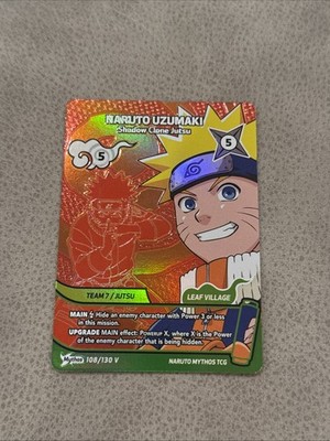 SDCC 2026 Naruto Mythos TCG Naruto Uzumaki IGN Promo Card Exclusive Presale
