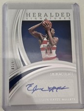 Immaculate Collection Heralded Signatures Elvin Hayes Washington Bullets /99