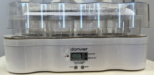 Donvier Cuisipro Electronic Yogurt Maker 8 Cups At Home -  EUC- No Box