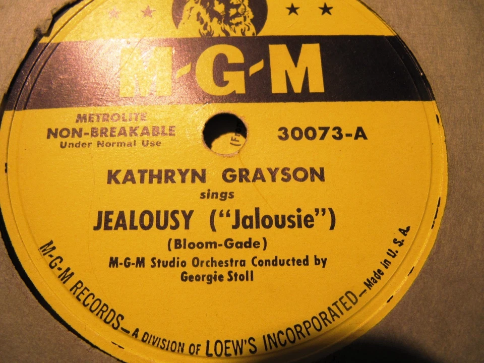 Kathryn Grayson Movie Actor TANGO JEALOUSY Jalousie All of a sudden my Heart MGM - Image 2 of 3