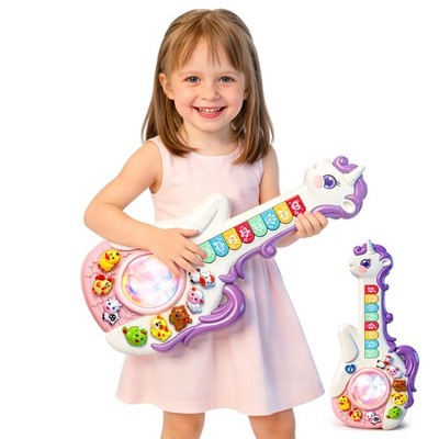 Kids Guitar, Kids Musical Instruments Toy for Child Toddler Boys Girls, Unico...