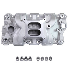 Dual Plane High Rise Sbc Intake Manifold For Small Block Chevy 305 327 350 400