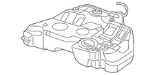 Genuine Nissan Fuel Tank 17202-3TA0C