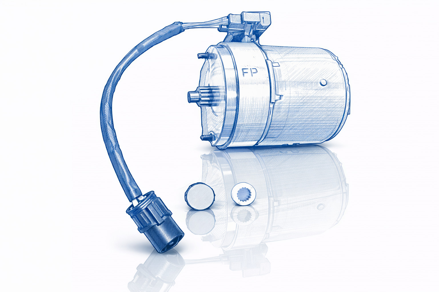 Rolls-Royce RR1 Phantom EWB Sedan ABS DSC Brake Pump Motor 2004–2012 OEM NEW