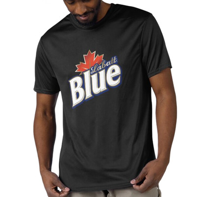 New Trout Swims Labatt Brewing Beer aUpstream Fast Logo T Shirt Funny S to 5XL