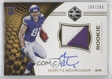 2016 Panini Limited Rookie 195/299 Moritz Bohringer #120 Patch Auto 0mx0