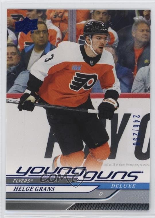 2024 Upper Deck Extended Series Young Guns Deluxe 246/250 Helge Grans #722 y0p