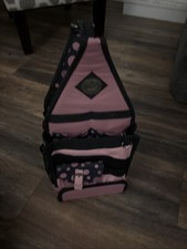 AMM's Tote-Ally Cool On-The-Go Pink Black Craft Tote Bag Stamping Carry Case