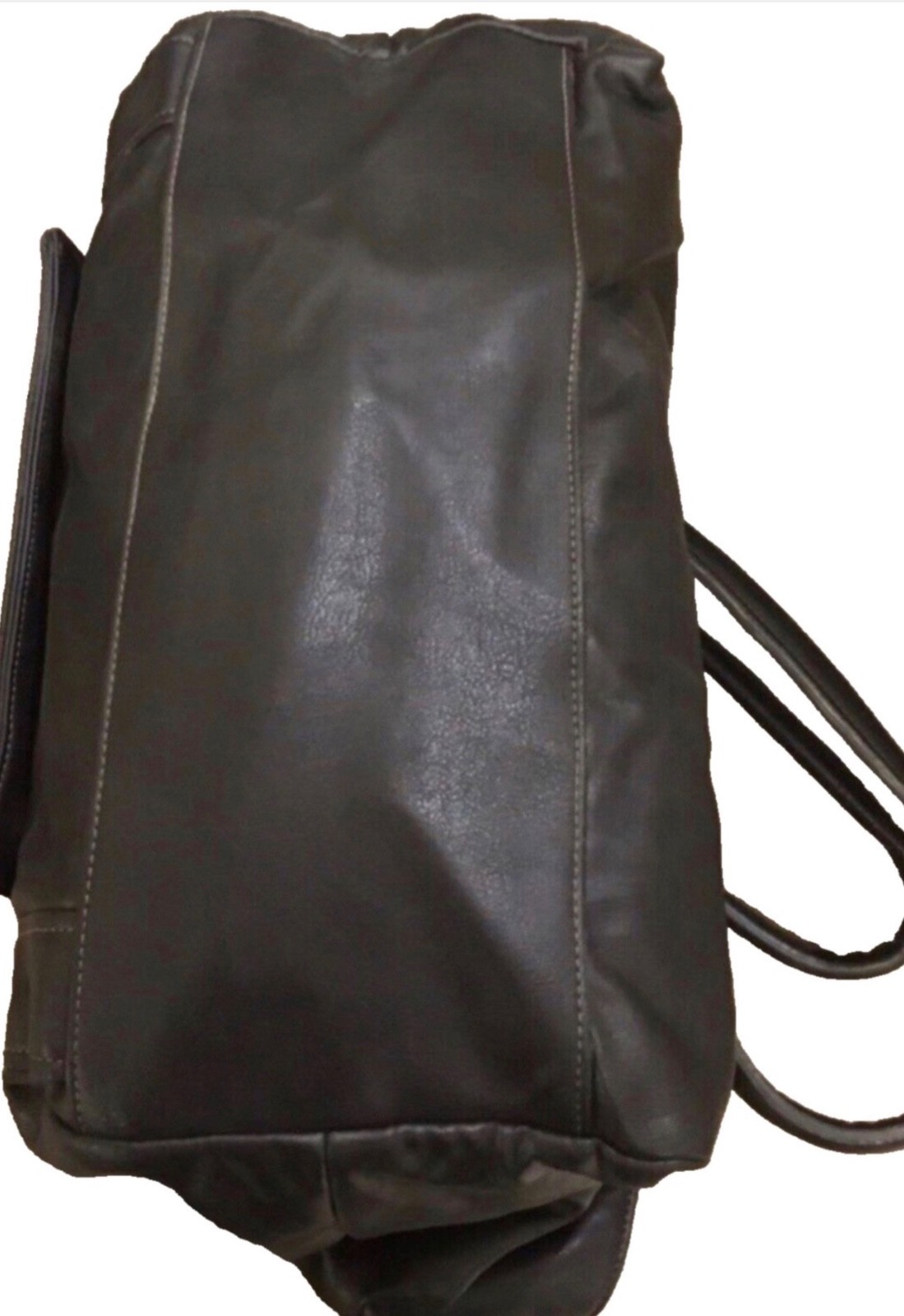 Chloe Black Leather Eclipse Logo Embellished Tote… - image 4