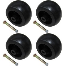 Qty 4: Deck Wheel Kit Fits John Deere Replaces AM116299