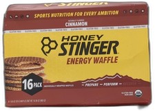 Honey Stinger Organic Waffle, Cinnamon, 1.06 Ounce pack Of 16 