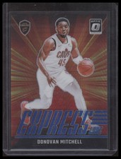 2024-25 Donruss Optic #12 Donovan Mitchell Express Lane Hyper Blue #/175
