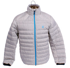 Spyder Mens L Prymo Down Jacket Cirrus Gray F...