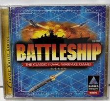 Battleship The Classic Naval Warfare Game PC CD Hasbro 1997 Vintage Free Shippin