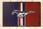 Ford Mustang Tin Metal Sign Poster Garage Man Cave Vintage Look Classic Car Show