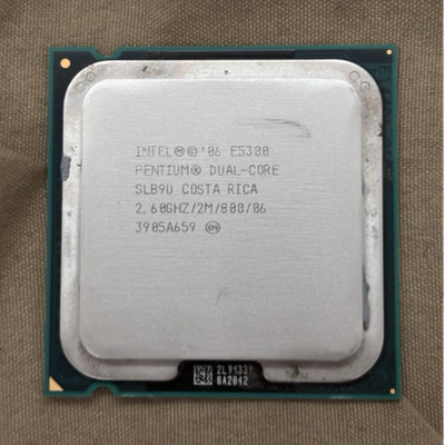 Intel Pentium E5300 Dual-Core 2.60GHz LGA775 800MHz 2MB L2 SLB9U