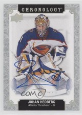 2018 Upper Deck Chronology Franchise History Johan Hedberg #FH-AT-JH Auto 00b6