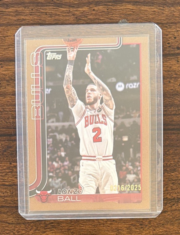 2025-26 Topps #39 Lonzo Ball Gold #/2025