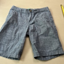 Cat Jack Chambray Boys Youth Size 14 Shorts Adjustable Denim Blue