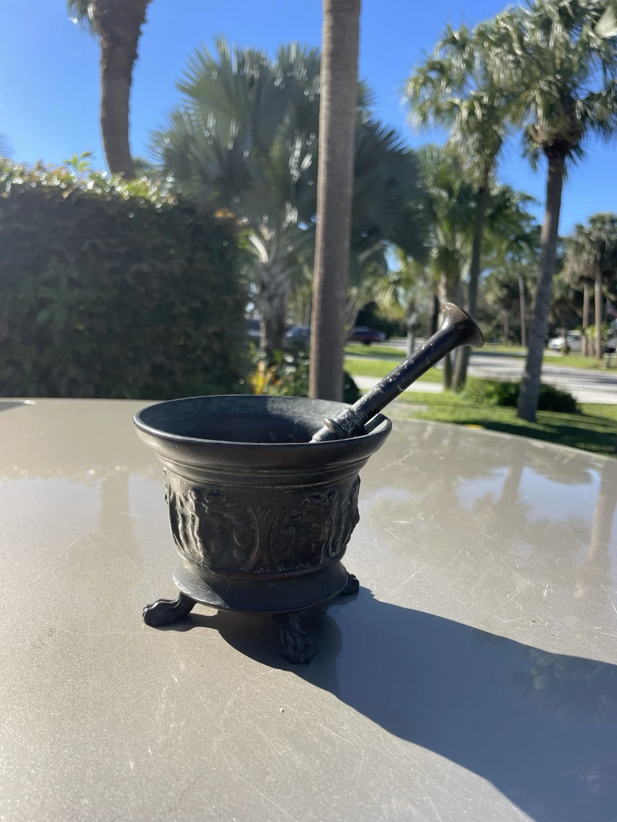 Antique Bronze Mortar and Pestle Late 16th century Ex Collection
Opens in a new window or tab