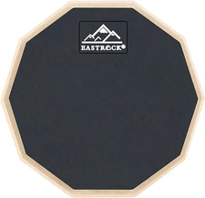 Practice Drum Pad, 6 Inches Double Sided Silent Drum Pad, Rubber Dumb Drum for B