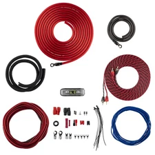 DS18 AK4 Complete 4 Gauge CCA Amplifier Installation Wiring Kit - Ampkit Help...