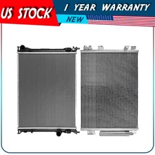Radiator and AC Condenser Kit For 11-19 Chrysler 300 2011-2019 Dodge Challenger