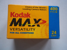 KODAK MAX Versatility COLOR 400 Speed Film - 24 Exposure - Devlp Before 01 2005