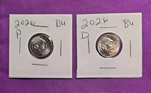 2026 P & D Emerging Liberty Dimes "BU"  In Coin Flips! **FREE SHIPPING**#wj389