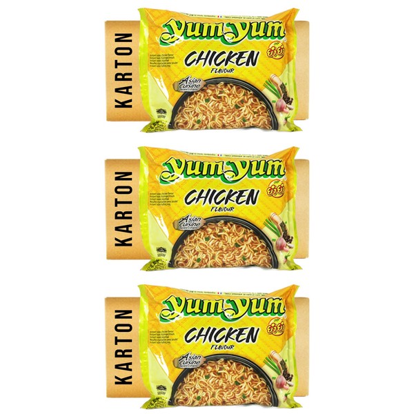 90Erpack (90X60G) Yum Yum Chicken Instantnudeln Yum Yum Huhn Nudelsuppe-image