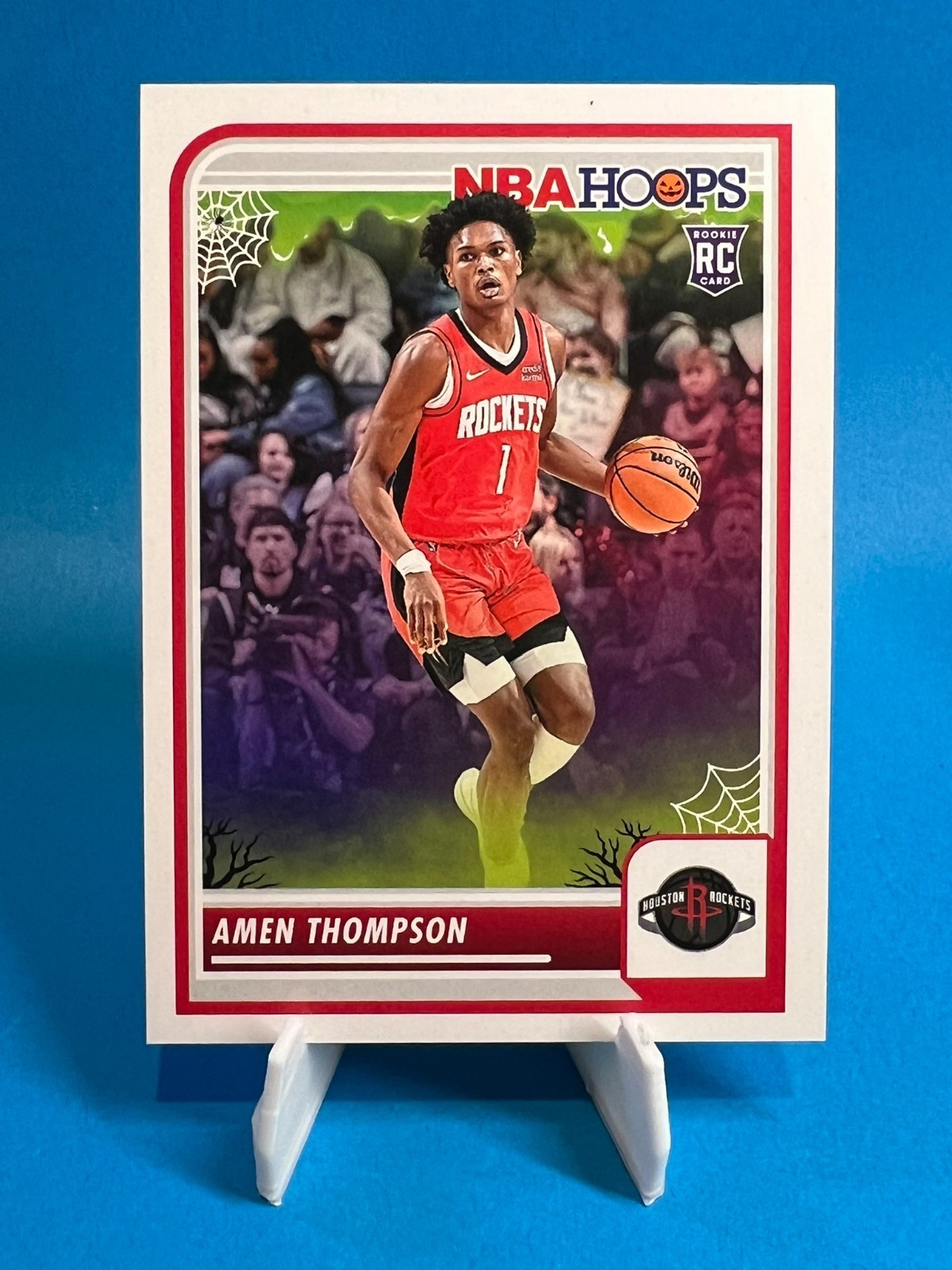 2023-24 Haunted Hoops Amen Thompson #86 BASKETBALL Rookie Houston Rockets RC