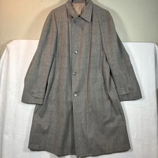 Vintage 1956 Richman Brothers Long Coat Trench Coat  Men’s S Pit ToPit 42